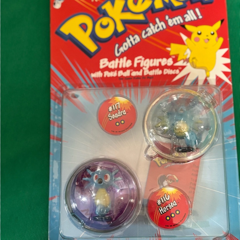 1999 Pokemon Battle Figures #116 Horsea #117 Seadra
W poke ball and battle - Picture 2 of 4